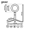Светильник Gauss кольцевой 10W 600lm 3000-6500K 5V USB IP20 160*23мм черный дим, пульт LED 1/48 RL001