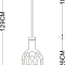 Подвесной светильник Arte Lamp FESTA A8132SP-1AM