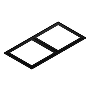 Рамка двойная под квадратные 85 41008-BK