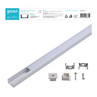 Профиль для ленты LED Gauss врезной гл 12mm - 2m 1/40 BT415