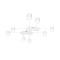 Потолочная люстра Arte Lamp LEGACY A8024PL-8WH