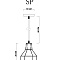 Светильник Arte Lamp SPIDER A1109SP-1BK
