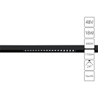 Магнитный трековый светильник Arte Lamp LINEA A4675PL-1BK
