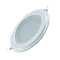 Светильник Gauss, круглый с декоративным стеклом,160х30, Ø118, 12W 3000K, 900лм 1/40 947111112