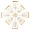 Люстра на штанге Arte Lamp BRUSSELS A8030PL-8WH