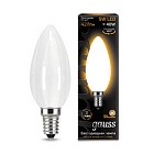 Лампа Gauss LED Filament Свеча OPAL E14 5W 420lm 2700К 1/10/50 103201105