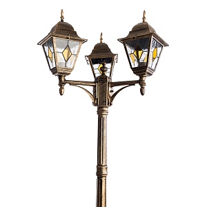 Парковый светильник Arte Lamp BERLIN A1017PA-3BN