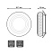 Светильник Gauss Backlight BL142 Кругл. Gu5.3, 3W, LED 3000K 1/40 белый матовый BL142