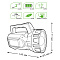 Фонарь прожекторный Gauss модель GFL604 3W 150lm lead acid 900mAh LED 1/10/40 GF604