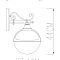 Уличный настенный светильник Arte Lamp MONACO A1492AL-1BK