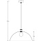 Подвесной светильник Arte Lamp CAPPELLO A7056SP-1BK