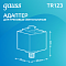 Адаптер Gauss для подключения светильника к трековой системе, цвет белый 1/50 TR123