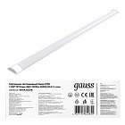 Светильник светодиодный Gauss IP40 1200*76*24мм 36W 3200lm 4000K WLF-2 сталь 1/20 844425236
