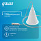 Комплект подвесов для трековых шинопроводов Gauss, цвет белый TR120