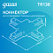 Коннектор Gauss для встраиваемых трековых шинопроводов (+) белый 1/50 TR138