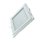 Светильник Gauss, квадратный с декоративным стеклом,200х200х30, Ø150х150, 18W 3000K, 1390лм 1/20 948111118