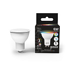 Лампа Gauss MR16 6W GU10 RGBW+димирование LED 1/100 101106406