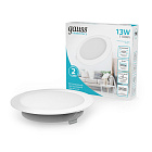 Светильник Gauss Elementary Downlight круг 13W 1100m 4000K 170-260V IP20 145*26 белый LED 1/60 997420212