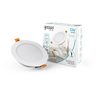 Светильник Gauss Basic Downlight круг 5W 400lm 4000K 170-260V IP20 95*26 монтаж белый LED 1/100 9030420205