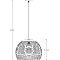 Подвесной светильник Arte Lamp CELESTA A7057SP-1BK