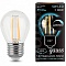 Лампа Gauss LED Filament Шар dimmable E27 5W 450lm 4100K 1/10/50 105802205-D