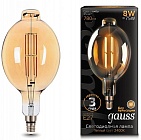 Лампа Gauss LED Vintage Filament BT180 8W E27 180*360mm Golden 780lm 2400K 1/6 151802008