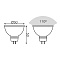 Лампа Gauss MR16 6W GU5.3 RGBW+димирование LED 1/100 101105406
