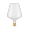 Лампа Gauss Filament V160 9W 890lm 4100К Е27 milky LED 1/6 1016802209