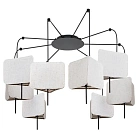 Подвесная люстра Arte Lamp TRIXIE A7084SP-8BK