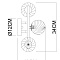 Бра Arte Lamp ETEREO A5261AP-3GO