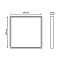 Светильник офисный Gauss 36W 2760lm 6500K IP20 595*595*19мм матовый LED 1/4 842123340