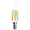 Лампа Gauss Filament Свеча на ветру 13W 1150lm 4100К Е14 LED 1/10/50 104801213