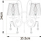 Бра Arte Lamp ROMANA SNOW A1743AP-2WH