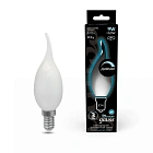 Лампа Gauss Filament Свеча на ветру 9W 610lm 4100К Е14 milky диммируемая LED 1/10/50 104201209-D
