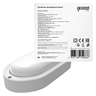 Светильник ЖКХ Gauss LITE овал 15W 1100lm 4000K 200-240V IP65 200*98*46мм белый LED 1/40 161418215